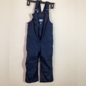 New Snow Bib Overalls Lands End XS 3 4 Boy Navy Blue Pants Winter